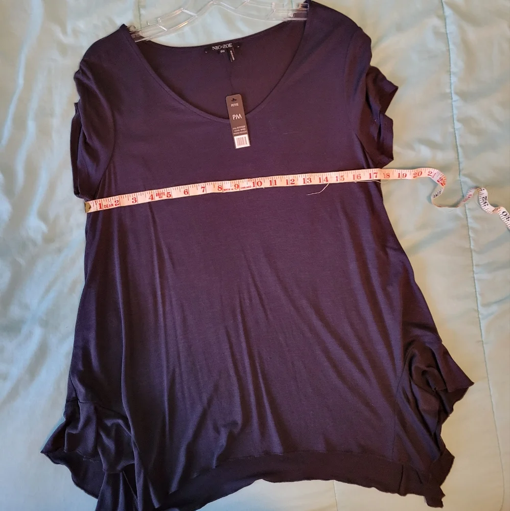 Nic & Zoe Boardwalk Ruffle Hem Top - Picture 10 of 12